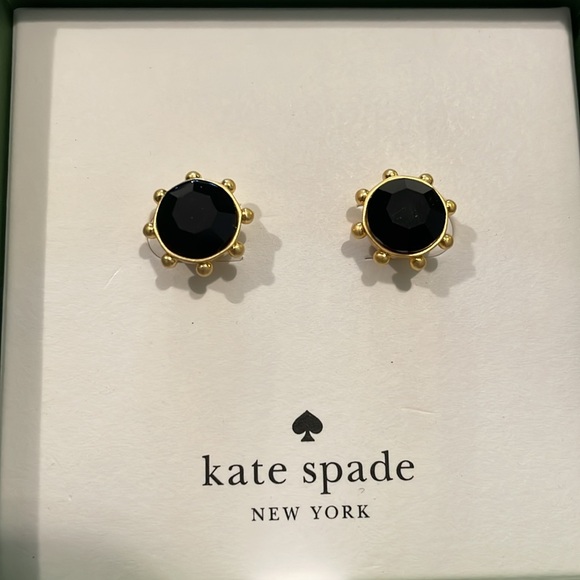 Kate Spade New York Flying Colors Black Studs - Picture 2 of 5